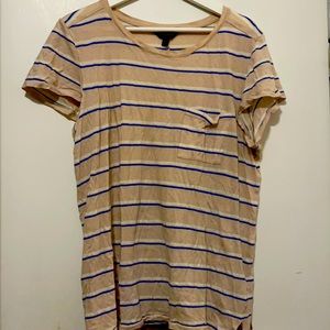 Lightweight Striped Pocket Women’s T-shirt